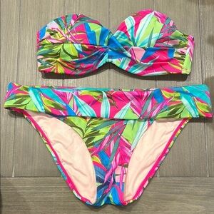 Victoria's Secret Push-up Tropical Bikini Set